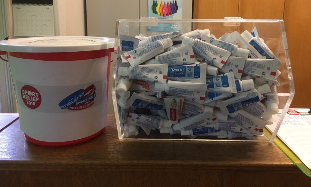 Can You Guess How Many Toothpaste Tubes Are In The Tombola?